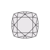 Cushion Shape Button