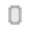 Emerald Shape Button