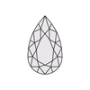 Pear Shape Button